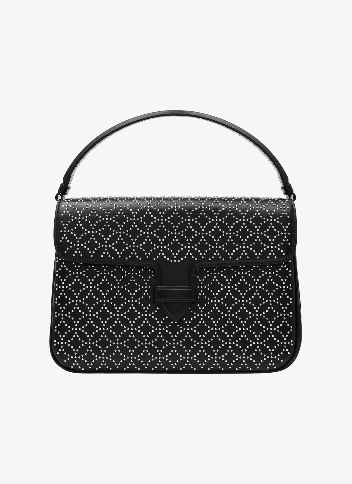 CLOSED BAG IM CUIR LUX CLOU ARABESQUE BLACK ALAÏA BLACK  CLOSED BAG IM CUIR LUX CLOU ARABESQUE BLACK